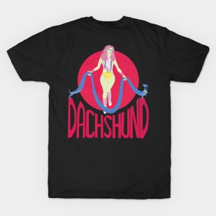 Very long dachshund. T-Shirt